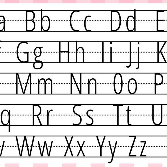 Personalized Laminated Placemat - 11x17 - Pink Gingham - Picture 2 of 2